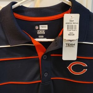 NFL Team Apparel Men's Medium Chicago Bears Polo